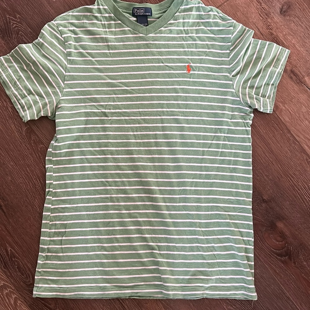 Boys sport sleeve polo brand tee